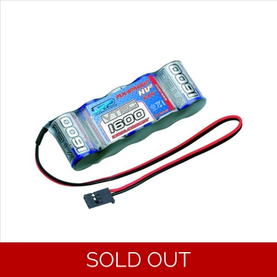 LRP Racing VTEC 1600EC RX-Pack 6,0V - 1600mAh - Straight Futaba